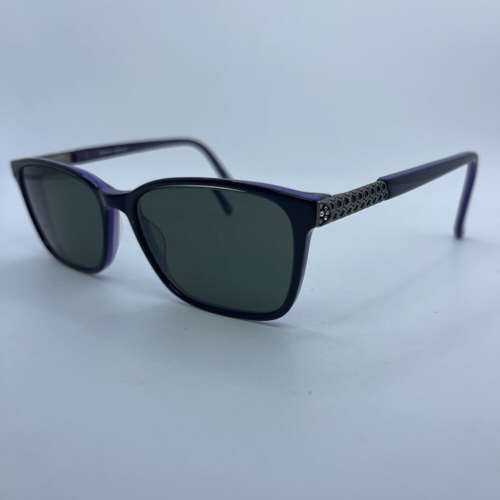 Bulova Hopewell Mens Eyeglasses Black Purple Eggplant 53-15-140 *Frames Only*